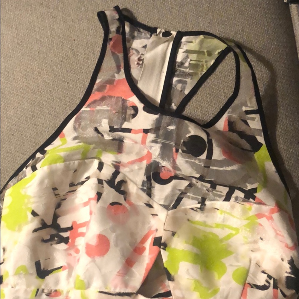 Milly Splatter Racerback Dress - Picture 4 of 14
